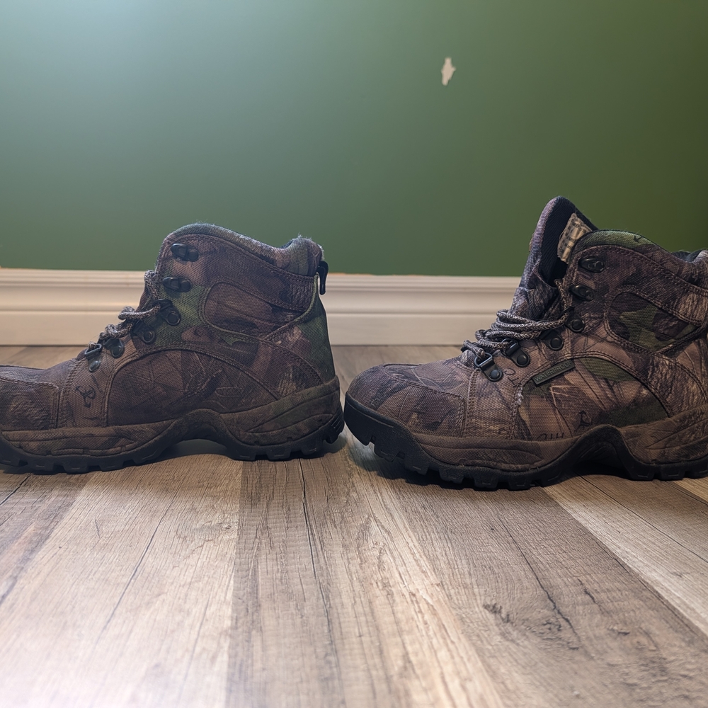 Camouflage Hiking Boots